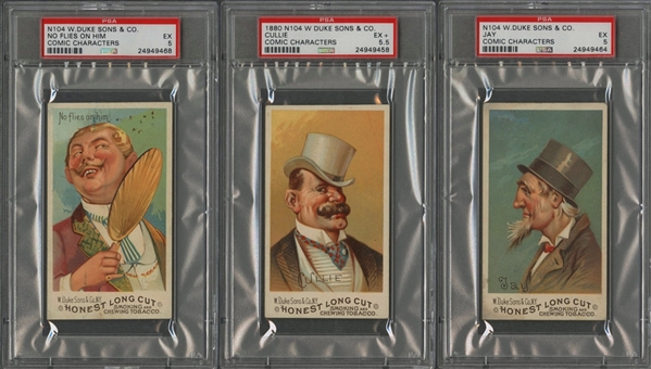 1888 N104 Duke "Comic Characters" PSA-Graded Collection (6 Different)